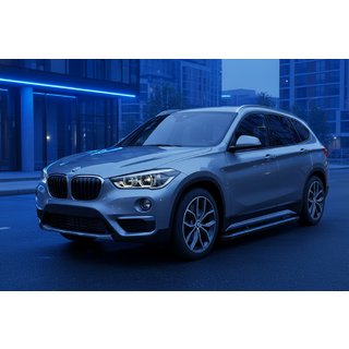 Maya Blue sivuportaat (2 kpl, alumiini) BMW X1 F48 2015–2022 kuva 1