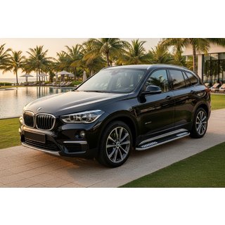 Tayga V2 sivukynnykset (2 kpl, alumiini) BMW X1 F48 2015–2022 kuva 1