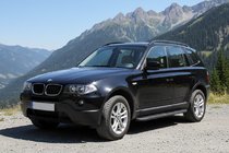 BMW X3 E83 2003–2010 Bosphore Black -sivuastinlaudat (2 kpl, alumiini) kuva 2