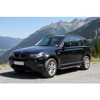 Bosphore Black -sivuastinlaudat (2 kpl, alumiini) BMW X3 E83 2003–2010 kuva 2