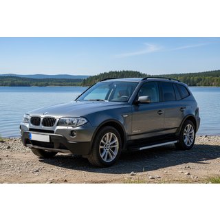 Sivuportaat Maya V1 (2 kpl, alumiini) BMW X3 E83 2003–2010 kuva 1