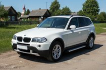 BMW X3 E83 2003–2010 Maya V2 sivuportaat (2 kpl, alumiini) kuva 1