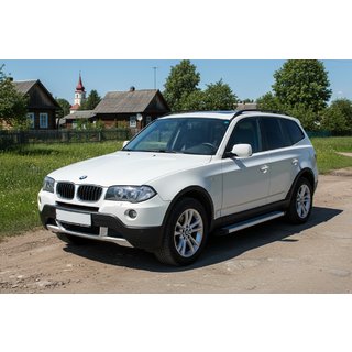 Maya V2 sivuportaat (2 kpl, alumiini) BMW X3 E83 2003–2010 kuva 1
