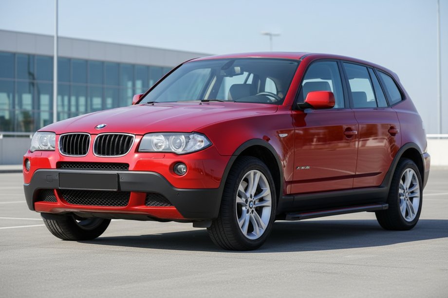 BMW X3 E83 2003–2010 Sivuporrassarja Maya Red (2 kpl, alumiini) Image