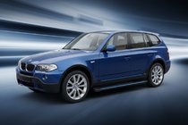 BMW X3 E83 2003–2010 Maya Blue sivuportaat (2 kpl, alumiini) kuva 1