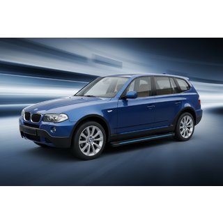 Maya Blue sivuportaat (2 kpl, alumiini) BMW X3 E83 2003–2010 kuva 1
