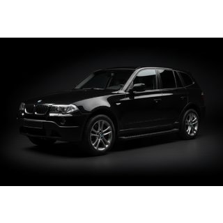 Allmond Black sivuportaat (2 kpl, alumiini) kuva 1