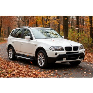 Allmond Grey -sivukynnykset (2 kpl, alumiini) BMW X3 E83 2003–2010 kuva 1