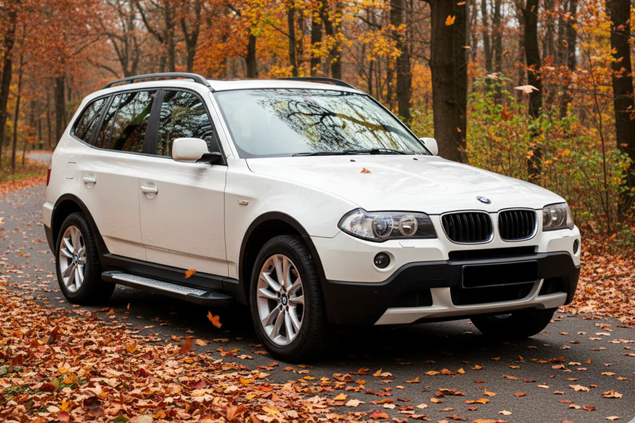 BMW X3 E83 2003–2010 Allmond Grey -sivukynnykset (2 kpl, alumiini) Image