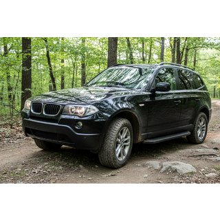 Sivukynnykset Tayga Black (2 kpl, alumiini) BMW X3 E83 2003–2010 kuva 1