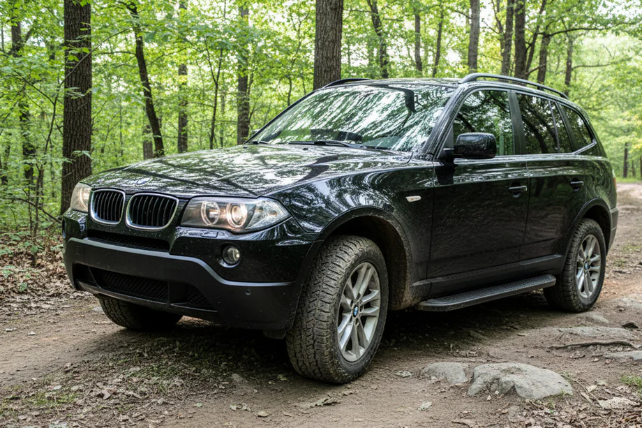 BMW X3 E83 2003–2010 Sivukynnykset Tayga Black (2 kpl, alumiini) Image