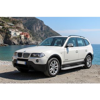 Tayga V2 sivukynnykset (2 kpl, alumiini) BMW X3 E83 2003–2010 kuva 1