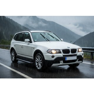 Sivuporrastangot Vision New Black (2 kpl, alumiini) BMW X3 E83 2003–2010 kuva 1