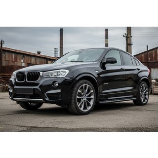 Bosphore Black -sivuastinlaudat (2 kpl, alumiini) BMW X4 F26 2014–2018 kuva 1
