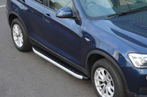 BMW X4 F26 2014–2018 Sivuporraslaudat Fullmond (2 kpl, alumiini) kuva 1