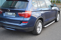 BMW X4 F26 2014–2018 Sivuporraslaudat Fullmond (2 kpl, alumiini) kuva 2