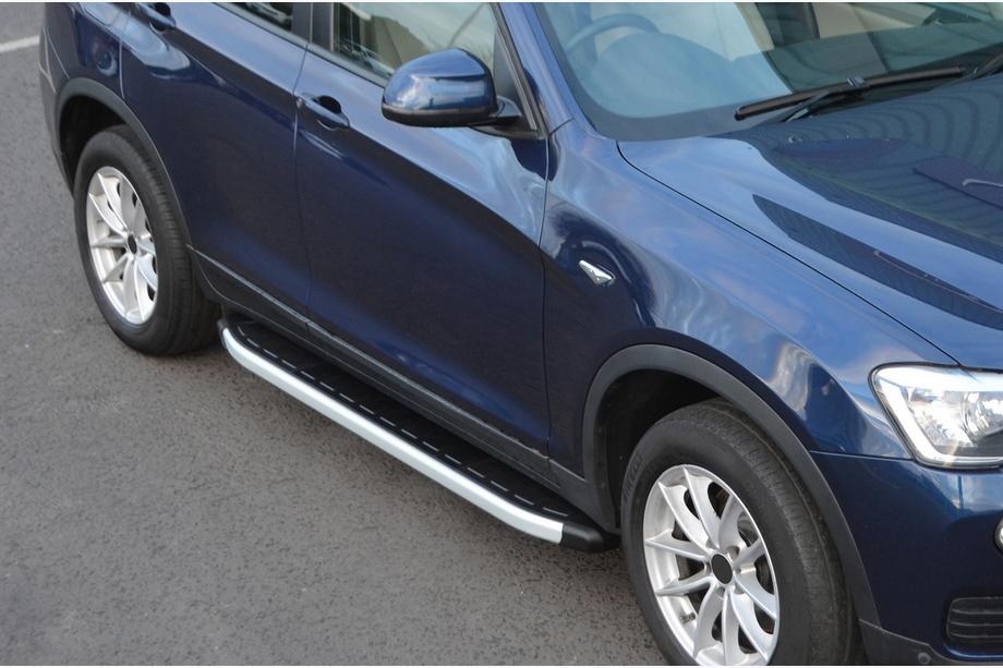 BMW X4 F26 2014–2018 Sivuporraslaudat Fullmond (2 kpl, alumiini) Image