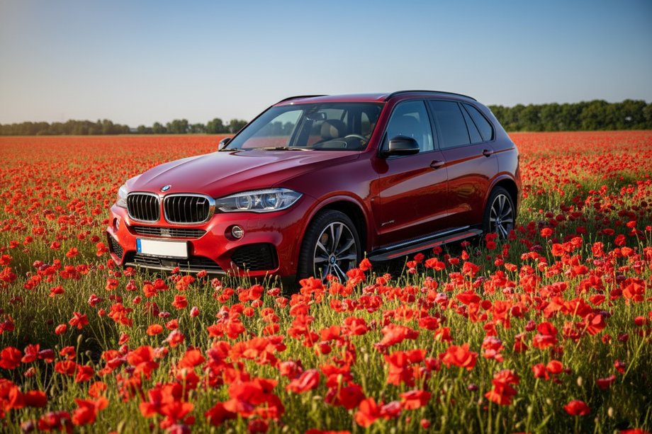 BMW X5 F15 2013–2018 Sivuporrassarja Maya Red (2 kpl, alumiini) Image
