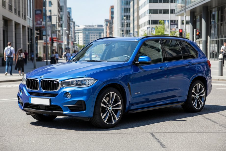 BMW X5 F15 2013–2018 Maya Blue sivuportaat (2 kpl, alumiini) Image