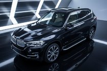 BMW X5 F15 2013–2018 Sivuportaat Tayga Grey (2 kpl, alumiini) kuva 1