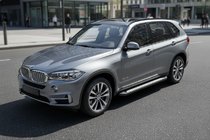BMW X5 F15 2013–2018 Sivuporrastangot Vision New Black (2 kpl, alumiini) kuva 1