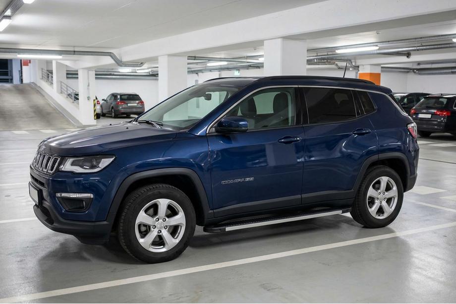 Jeep Compass 2016– Sivuportaat Maya V1 (2 kpl, alumiini) Image