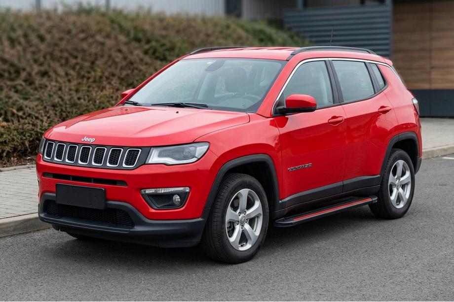 Jeep Compass 2016– Sivuporrassarja Maya Red (2 kpl, alumiini) Image