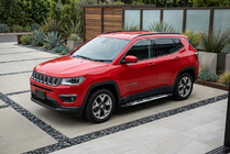 Jeep Compass 2016– Sunrise sivuportaat (2 kpl, alumiini) kuva 1