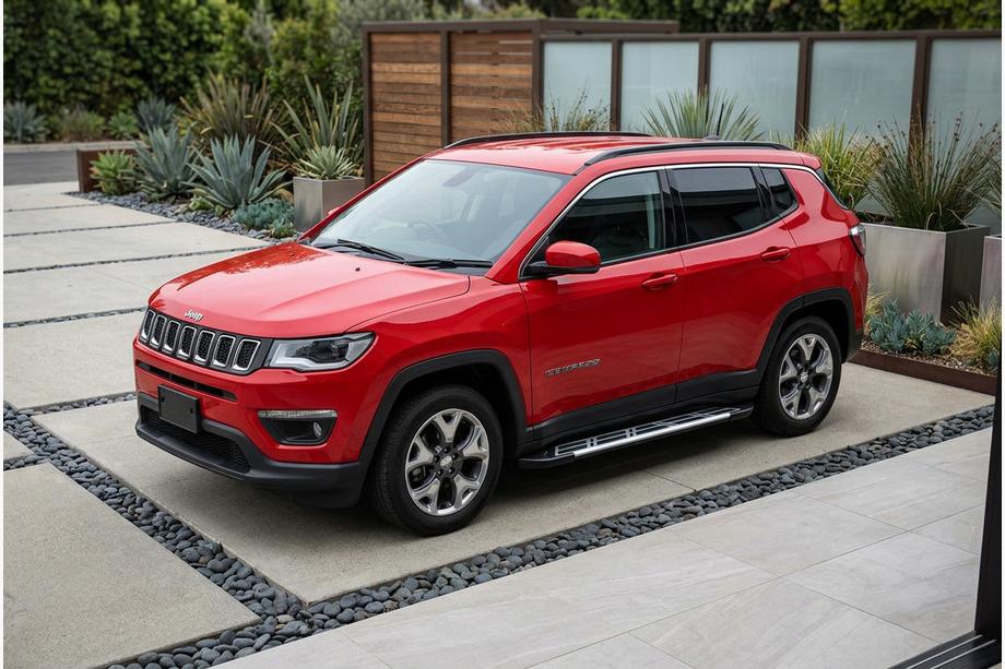 Jeep Compass 2016– Sunrise sivuportaat (2 kpl, alumiini) Image