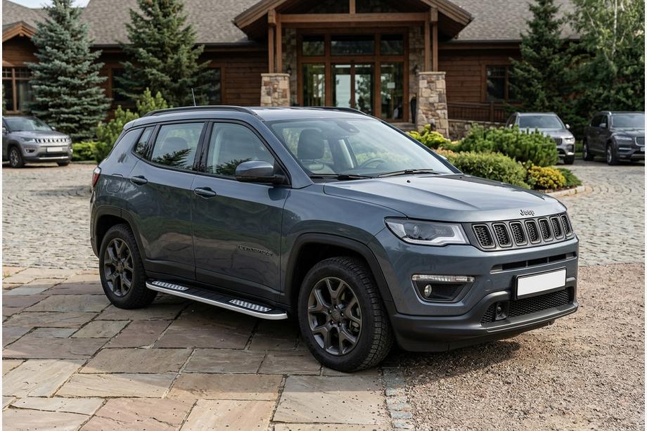 Jeep Compass 2016– Tayga V2 sivukynnykset (2 kpl, alumiini) Image