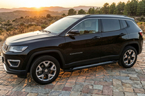 Jeep Compass 2016– Sivuporrastangot Vision New Black (2 kpl, alumiini) kuva 1