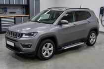 Jeep Compass 2016– Sivuaskelmat Vision New Grey (2 kpl, alumiini) kuva 1