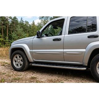 Maydos V1 sivukynnykset (2 kpl, alumiini) Jeep Cherokee/Liberty 2002–2007 kuva 1