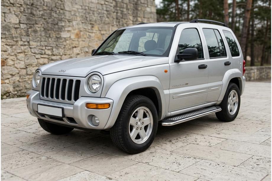 Jeep Cherokee/Liberty 2002–2007 Sivuporraslaudat Maydos V2 (2 kpl, alumiini) Image