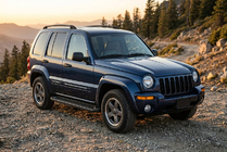 Jeep Cherokee/Liberty 2002–2007 Allmond Black sivuportaat (2 kpl, alumiini) kuva 1