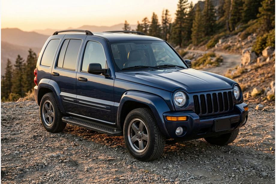 Jeep Cherokee/Liberty 2002–2007 Allmond Black sivuportaat (2 kpl, alumiini) Image