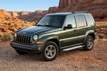 Jeep Cherokee/Liberty 2002–2007 Allmond Grey -sivukynnykset (2 kpl, alumiini) kuva 1