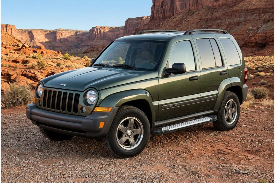 Jeep Cherokee/Liberty 2002–2007 Allmond Grey -sivukynnykset (2 kpl, alumiini) Image