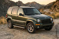 Jeep Cherokee/Liberty 2002–2007 BlackLine-sivuporrast (2 kpl, alumiini) kuva 1