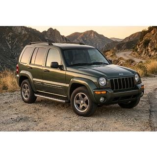 BlackLine-sivuporrast (2 kpl, alumiini) Jeep Cherokee/Liberty 2002–2007 kuva 1