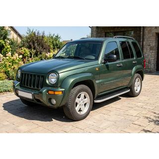 Sivuportaat Tayga Grey (2 kpl, alumiini) Jeep Cherokee/Liberty 2002–2007 kuva 1