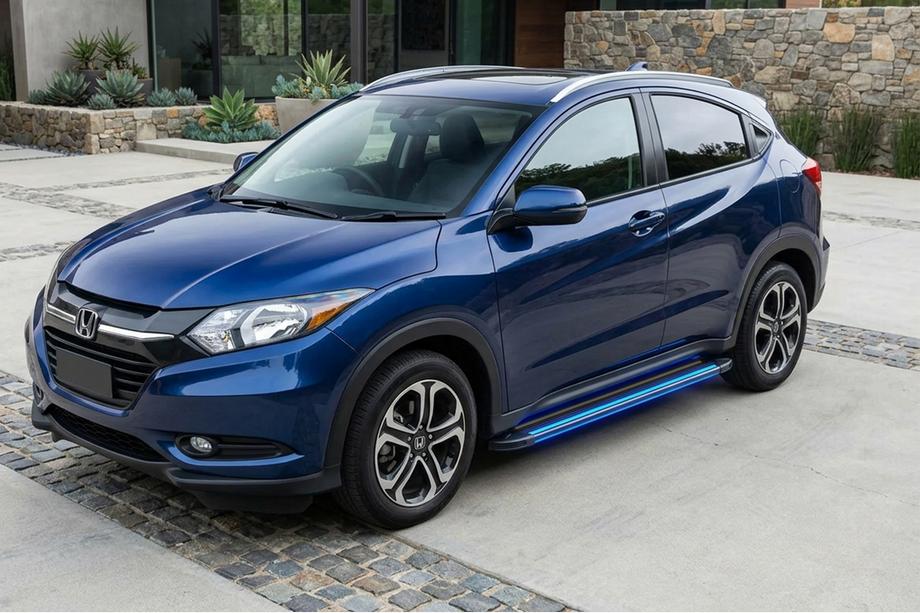 Honda HR-V 2014–2021 Maya Blue sivuportaat (2 kpl, alumiini) Image