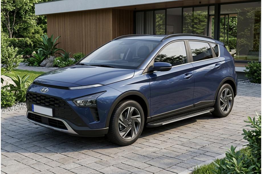 Hyundai Bayon 2021– Sivuastinlaudat Bosphore Grey (2 kpl, alumiini) Image