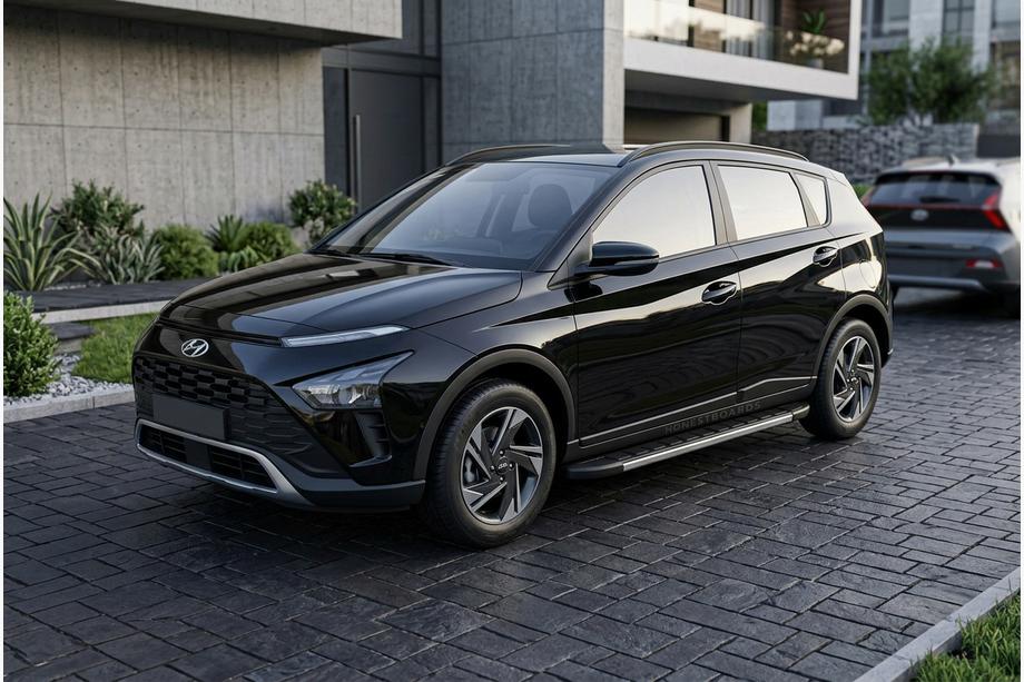 Hyundai Bayon 2021– Sivuporrassarja Bosphore Duru (2 kpl, alumiini) Image