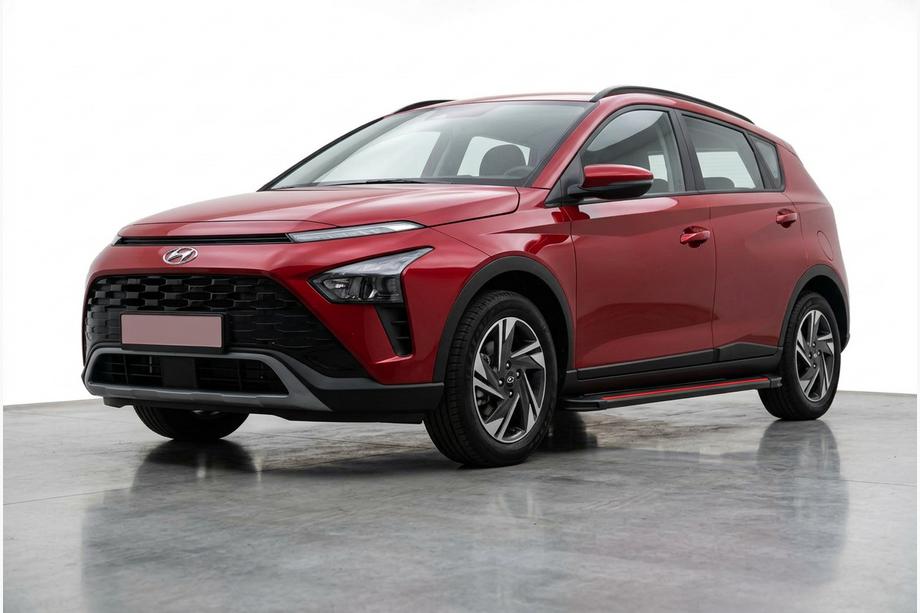 Hyundai Bayon 2021– Sivuporrassarja Maya Red (2 kpl, alumiini) Image