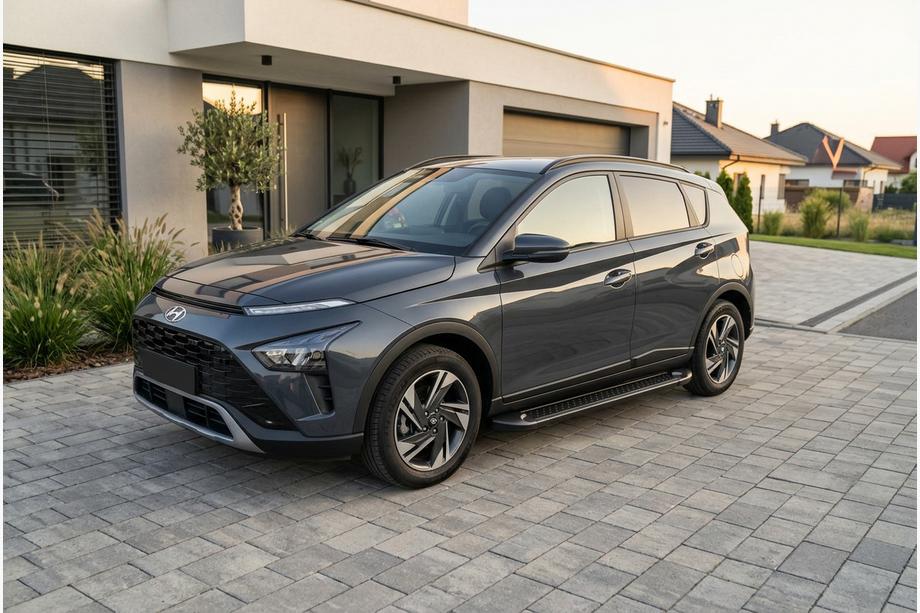Hyundai Bayon 2021– Allmond Black sivuportaat (2 kpl, alumiini) Image
