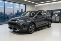 Hyundai Bayon 2021– Sivukynnykset Tayga Black (2 kpl, alumiini) kuva 1