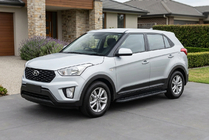 Hyundai Creta 2014–2020 Bosphore Black -sivuastinlaudat (2 kpl, alumiini) kuva 1