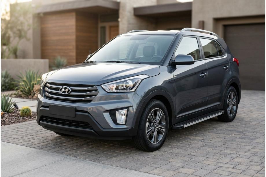 Hyundai Creta 2014–2020 Sivuportaat Maya V1 (2 kpl, alumiini) Image