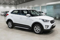 Hyundai Creta 2014–2020 Line-astinlaudat (2 kpl, alumiini) kuva 1